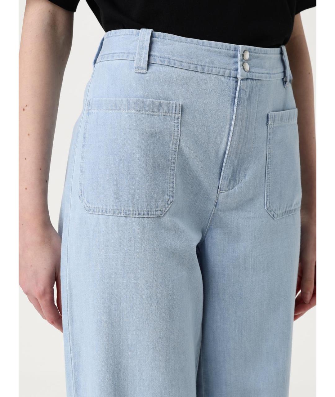 A.P.C. Голубые прямые джинсы, фото 3