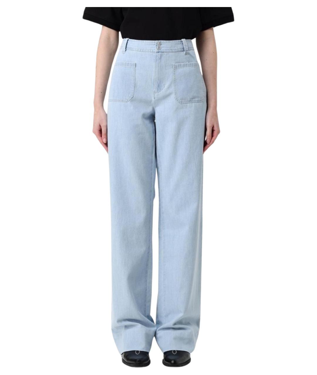 A.P.C. Голубые прямые джинсы, фото 1