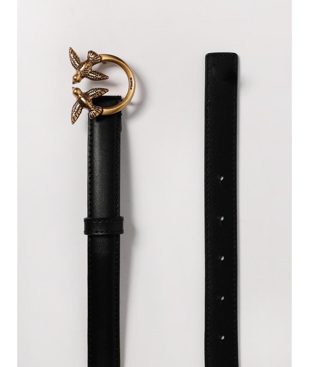 PINKO Черный ремень, фото 3