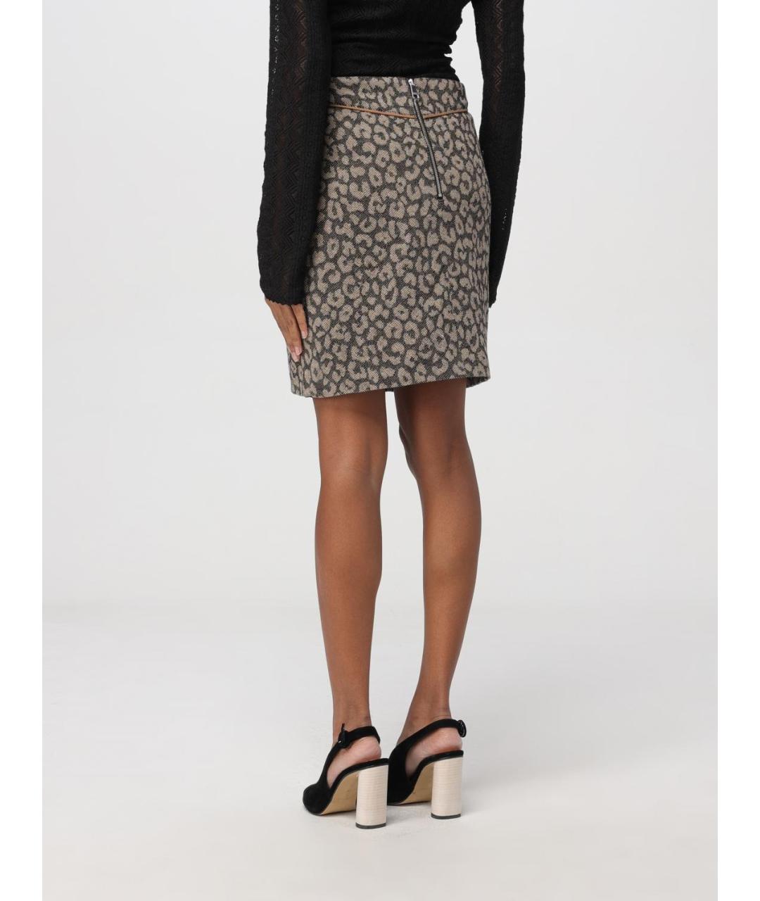 HUGO BOSS Мульти хлопковая юбка мини, фото 2