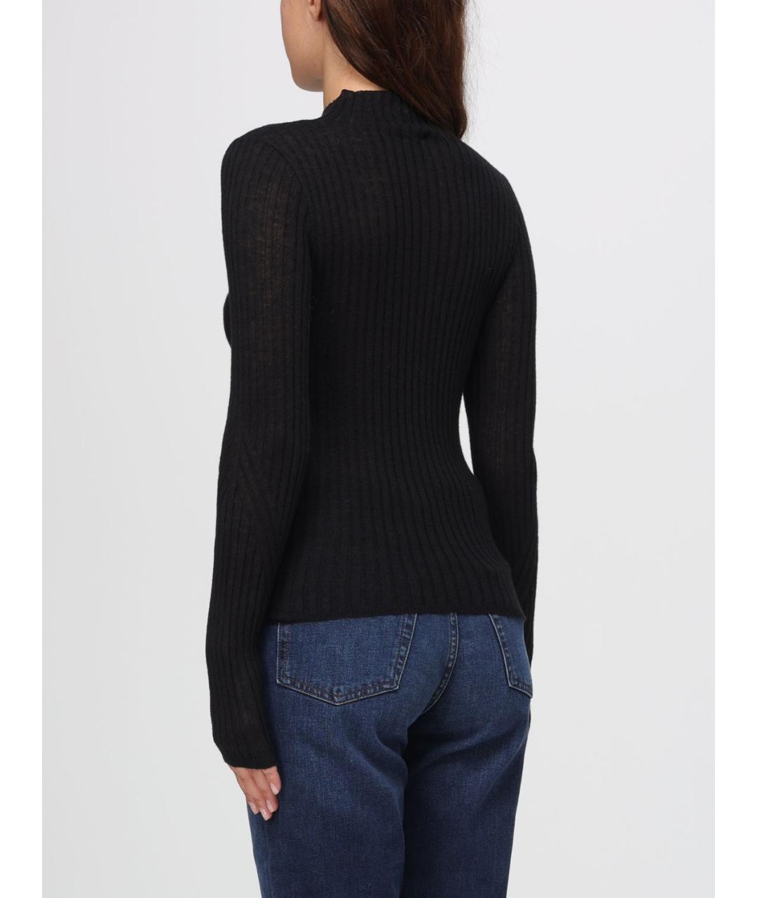 HUGO BOSS Черный шерстяной джемпер / свитер, фото 2