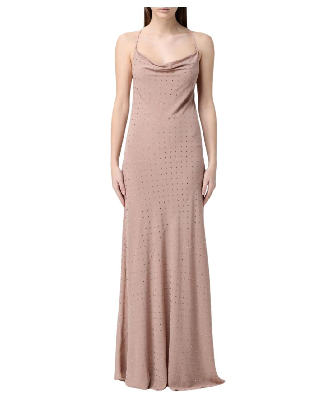 PINKO Розовое полиэстеровое повседневное платье, фото 1