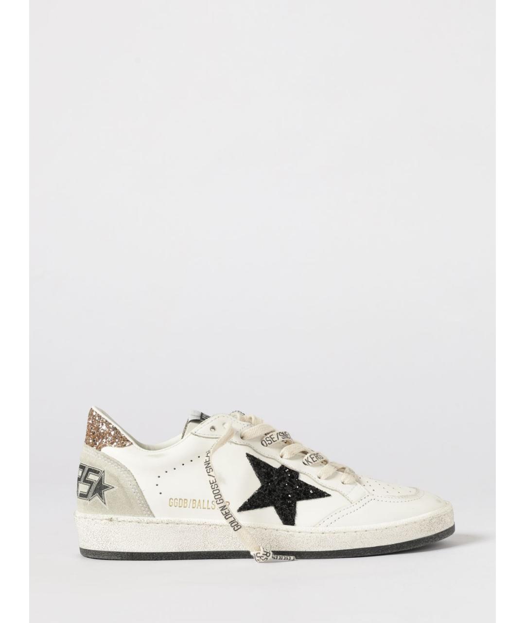 GOLDEN GOOSE DELUXE BRAND Белые кожаные кеды, фото 4