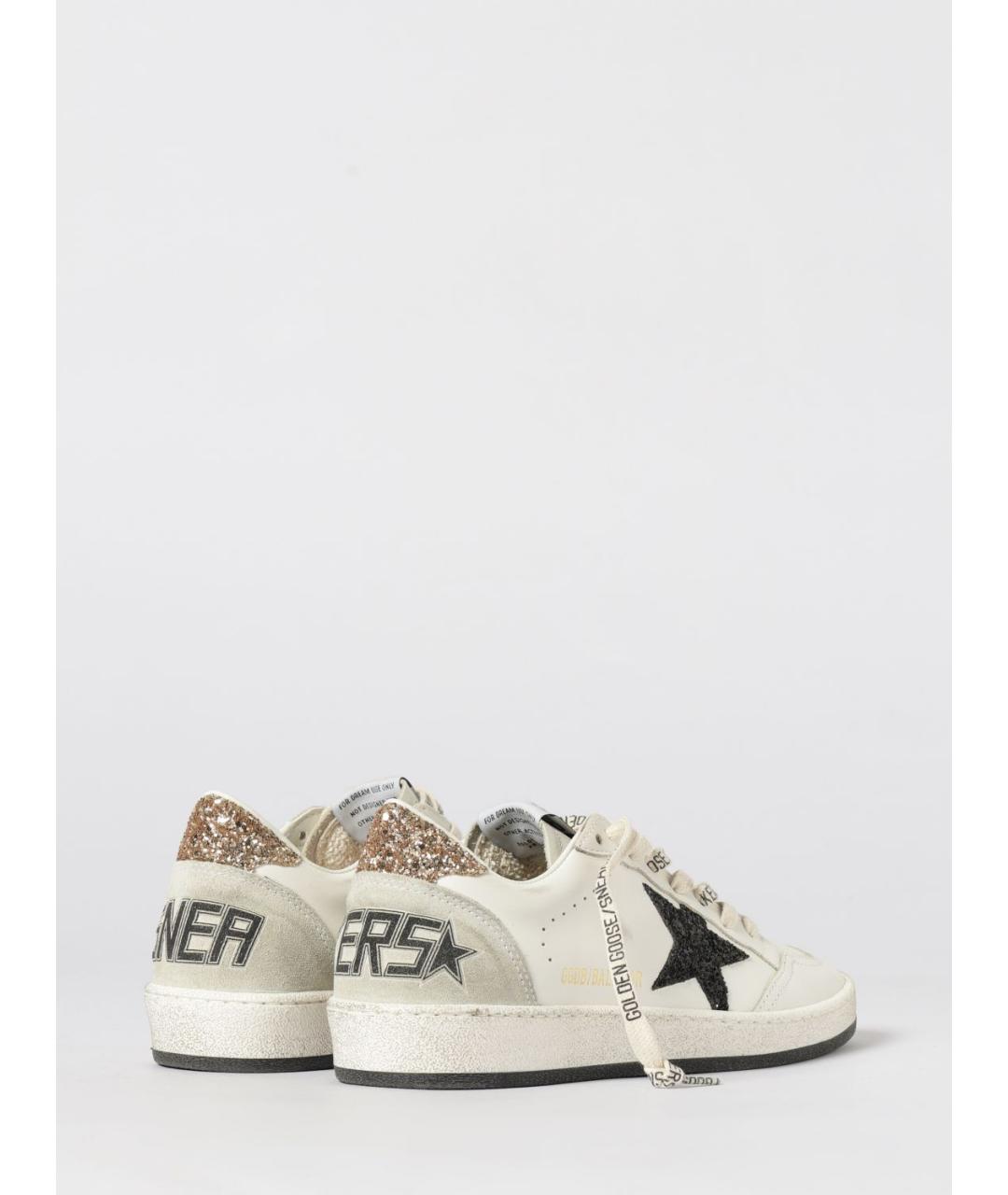 GOLDEN GOOSE DELUXE BRAND Белые кожаные кеды, фото 3