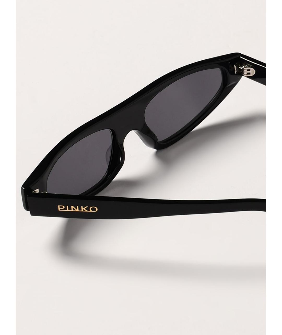 PINKO Черные пластиковые солнцезащитные очки, фото 5