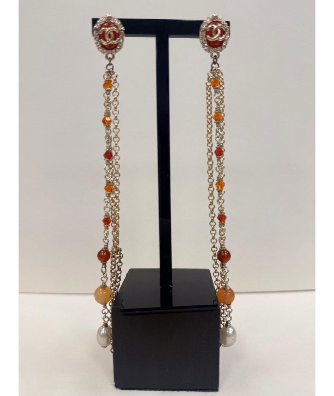 CHANEL Золотые серьги, фото 5