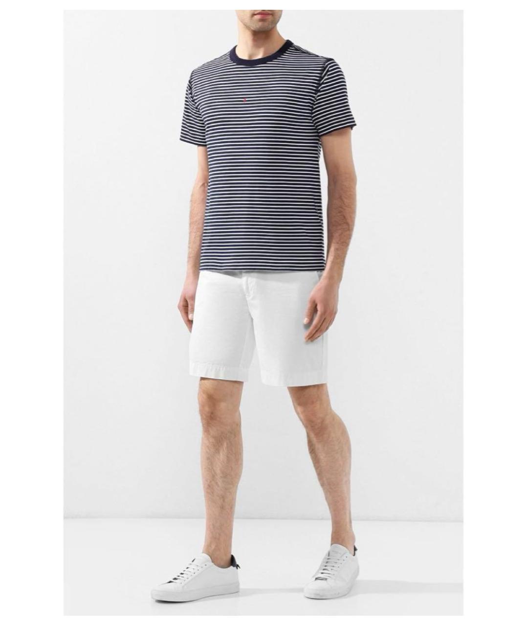 STONE ISLAND Темно-синяя футболка, фото 3