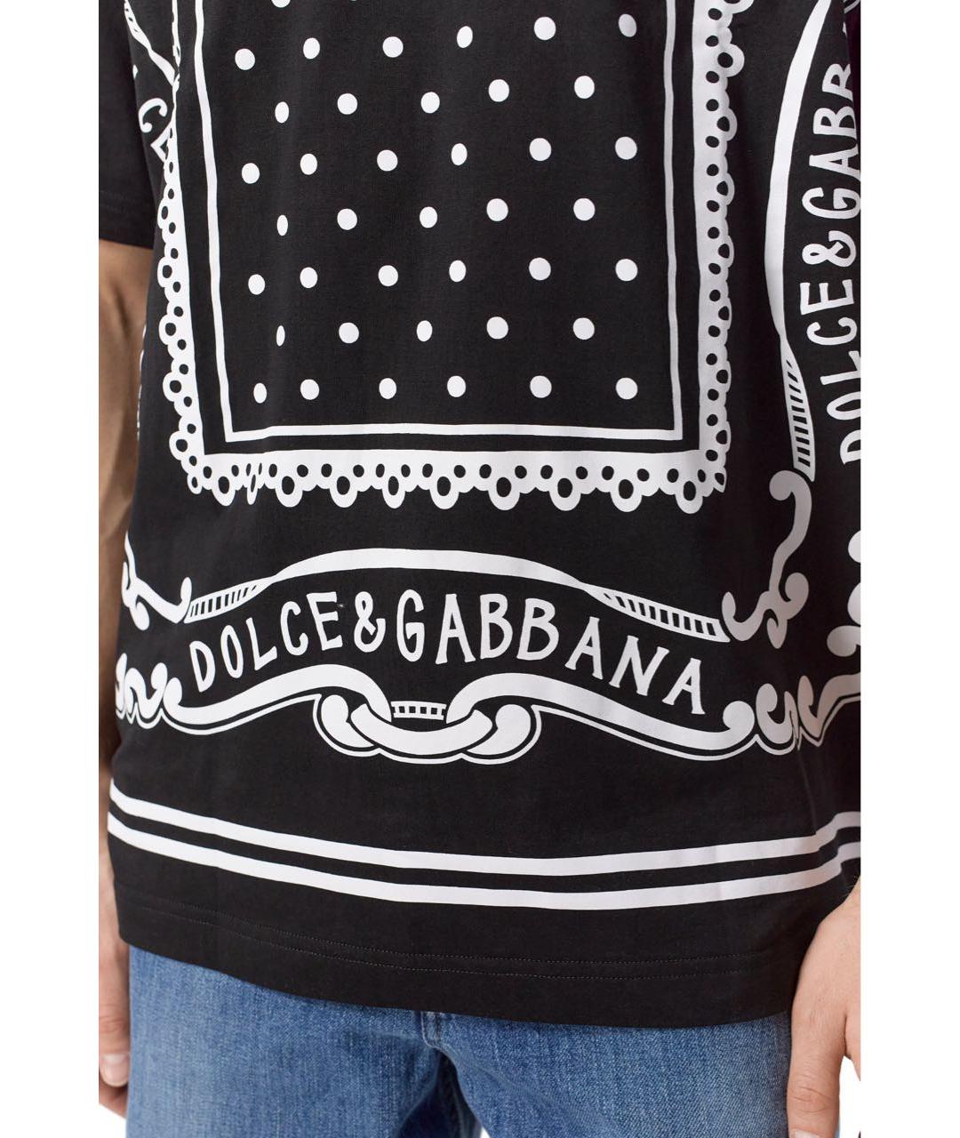 DOLCE&GABBANA Хлопковая футболка, фото 4