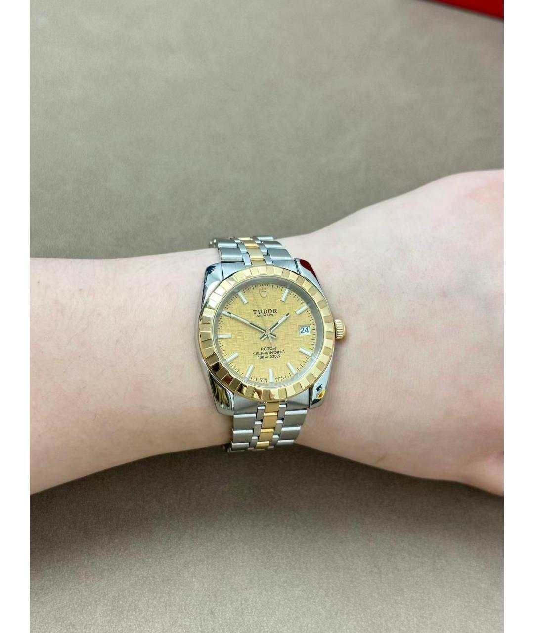 TUDOR Золотые часы из желтого золота, фото 2