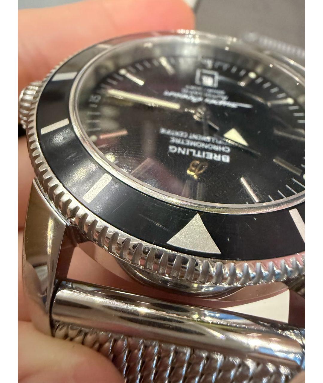 BREITLING Черные стальные часы, фото 7