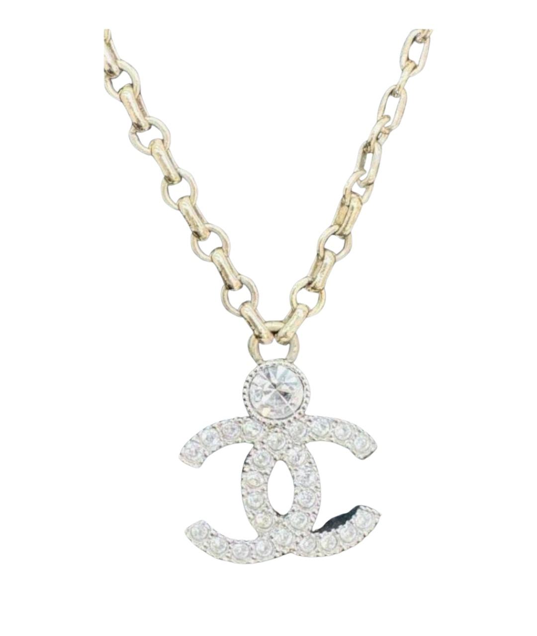 CHANEL Золотое металлическое колье, фото 1