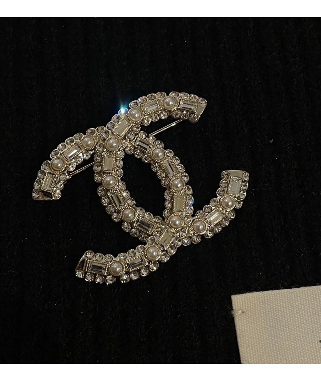 CHANEL Золотая металлическая булавка / брошь, фото 2