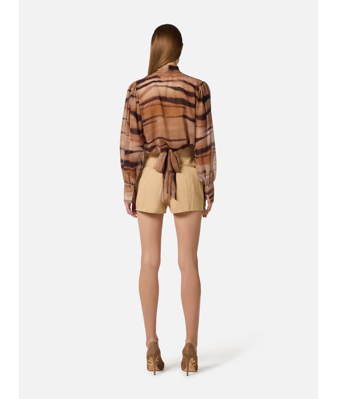 ELISABETTA FRANCHI Мульти полиэстеровая блузы, фото 5