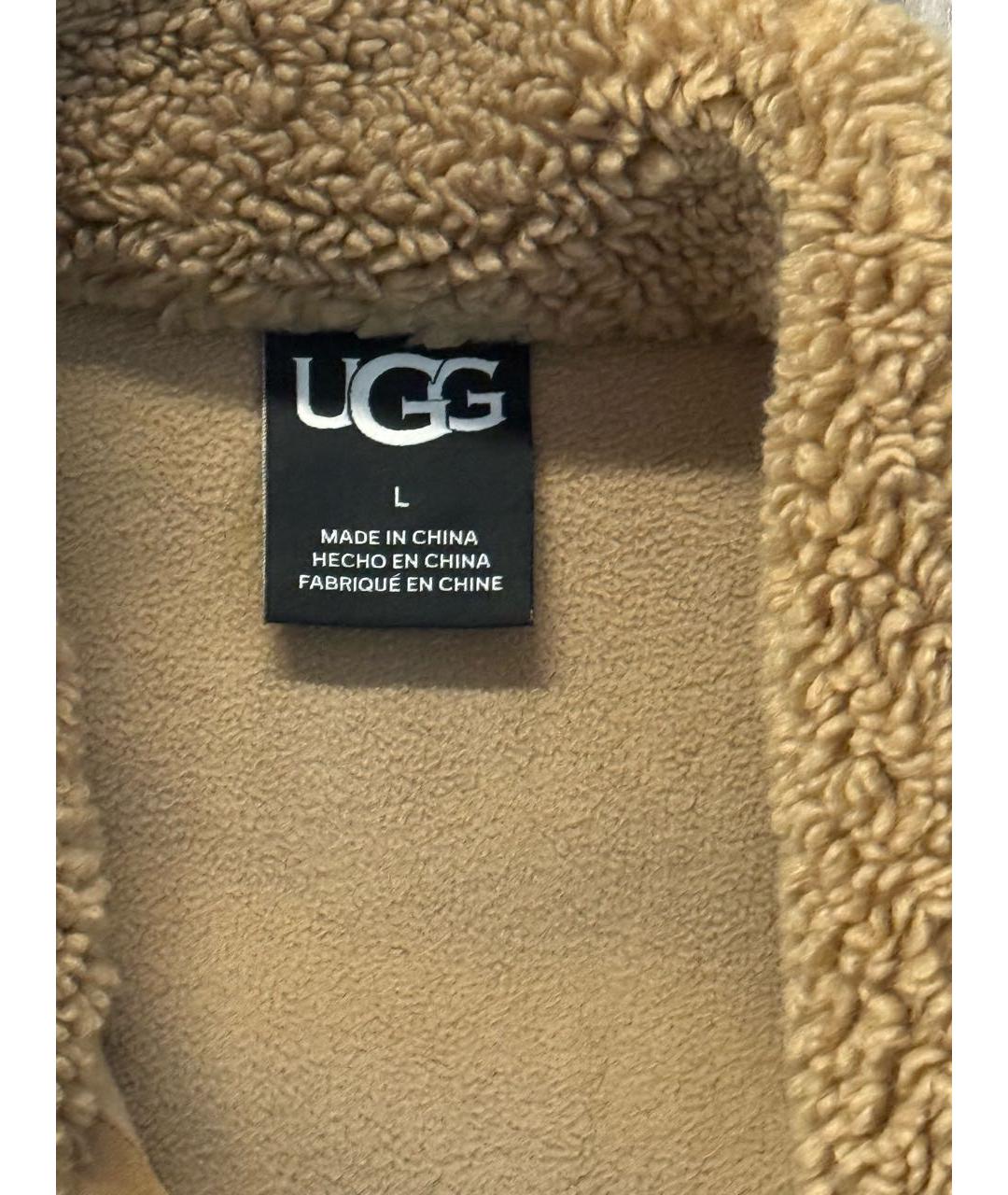 UGG AUSTRALIA Горчичная замшевая куртка, фото 4