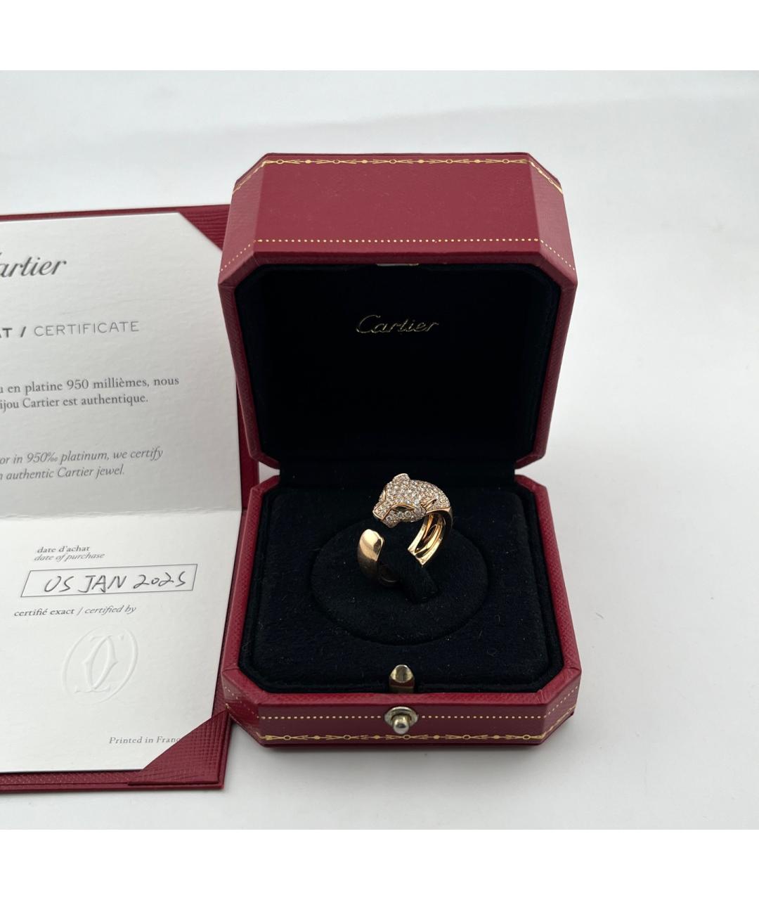 CARTIER Золотое кольцо из розового золота, фото 9