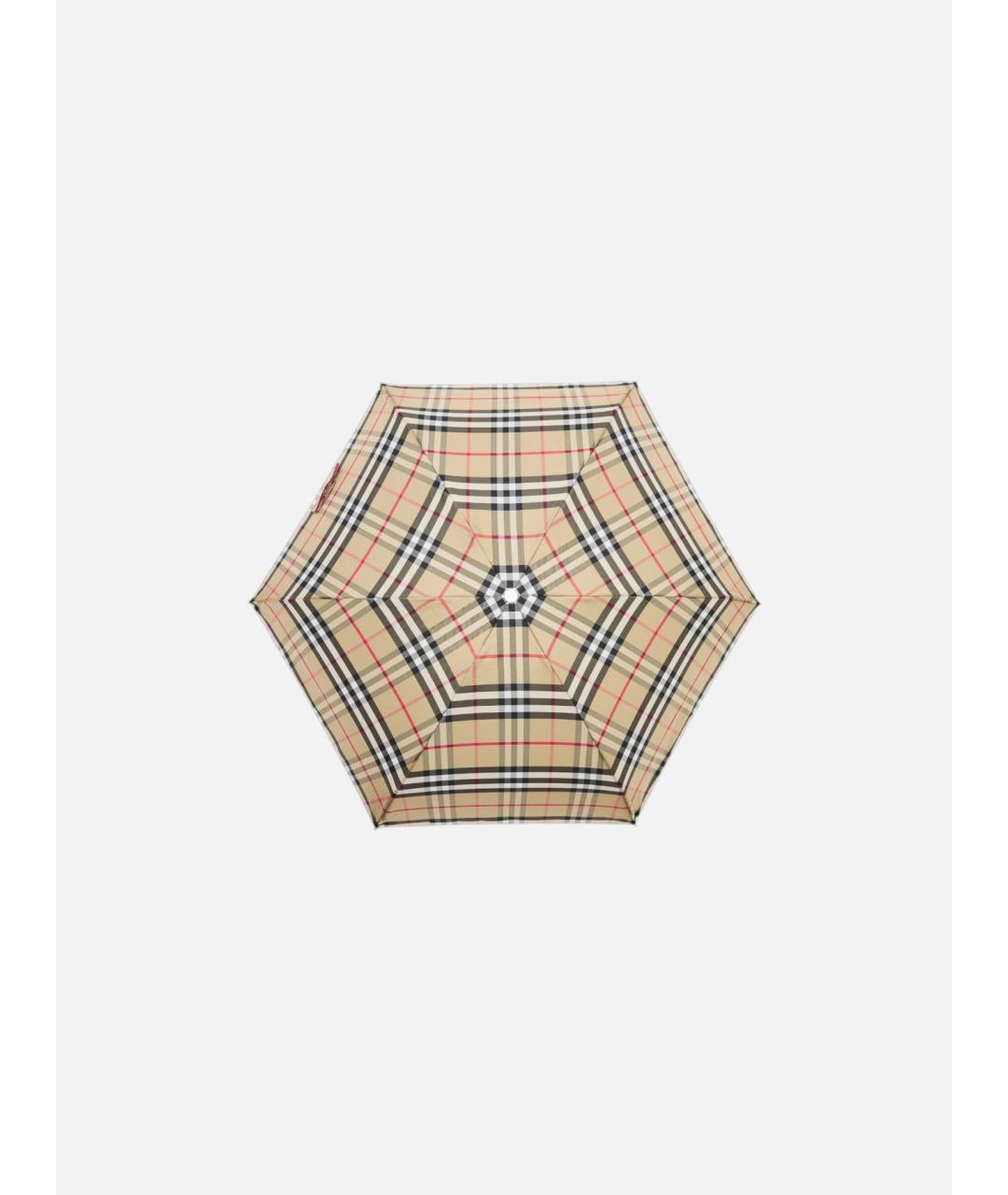 BURBERRY Бежевый зонт, фото 2