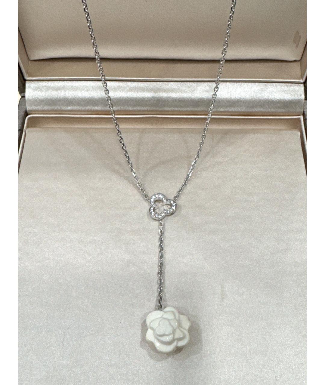 CHANEL Серебряное колье из белого золота, фото 5