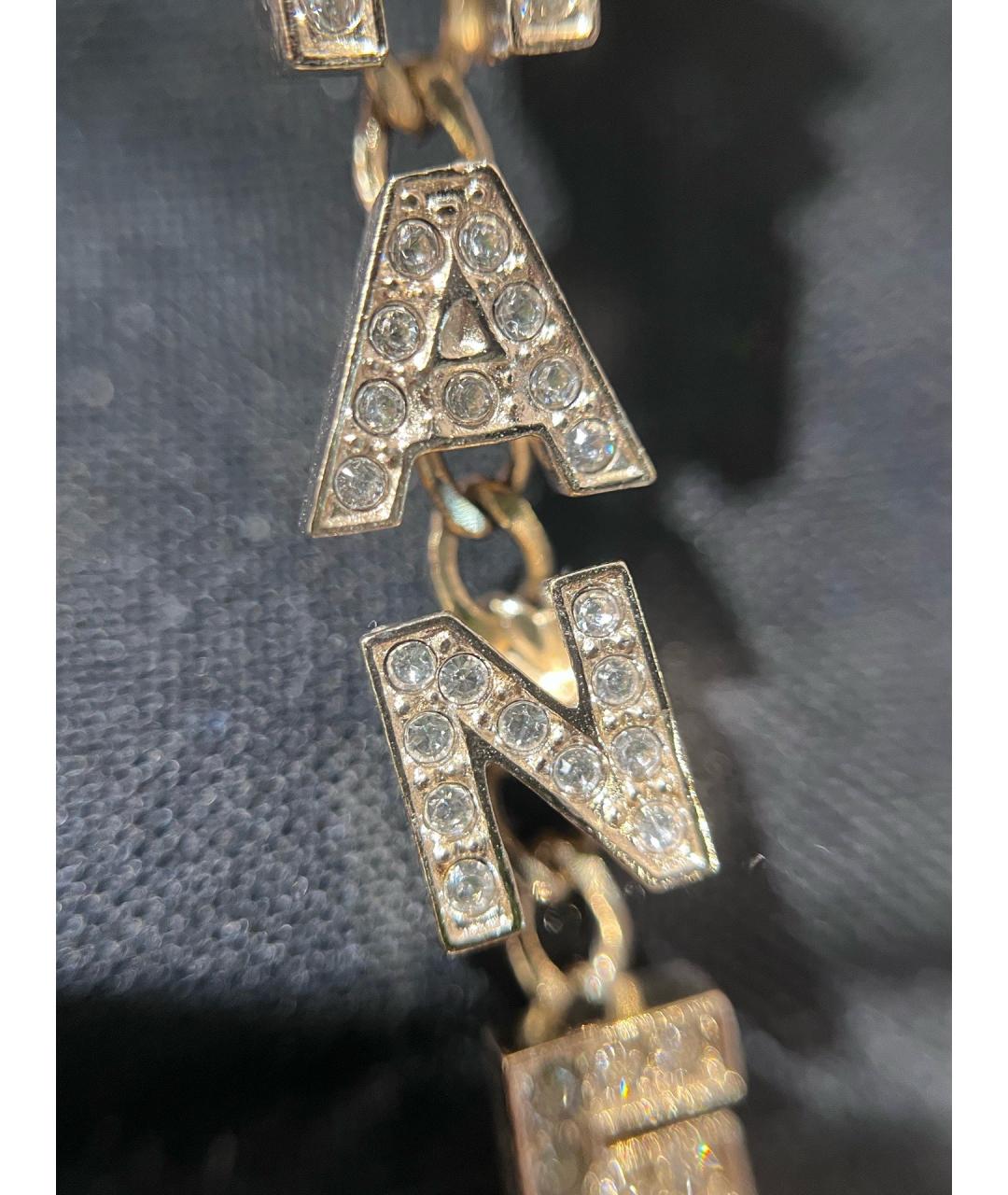 CHANEL Золотые металлические серьги, фото 6