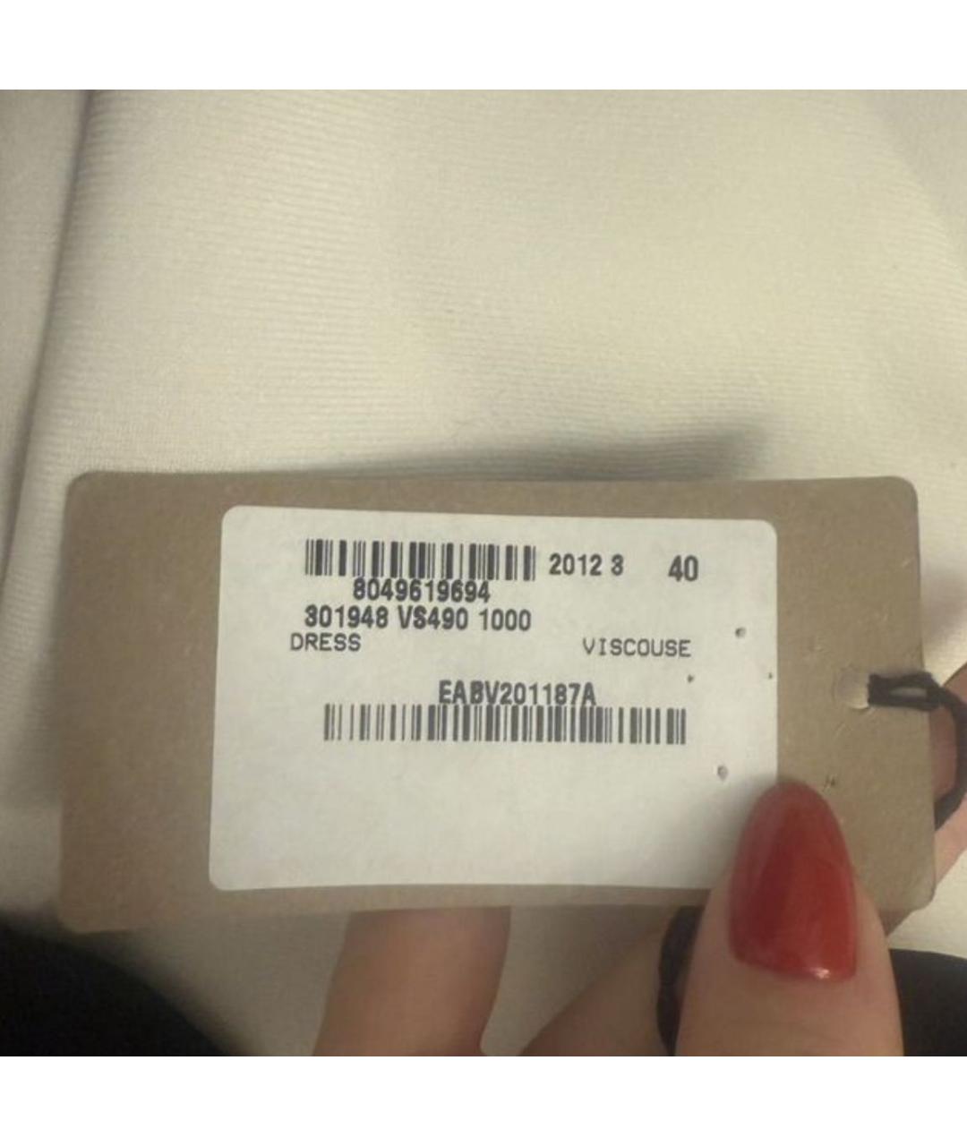 BOTTEGA VENETA Черное вискозное вечернее платье, фото 3