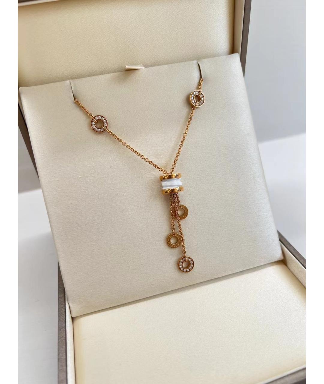 BVLGARI Золотое колье из розового золота, фото 4