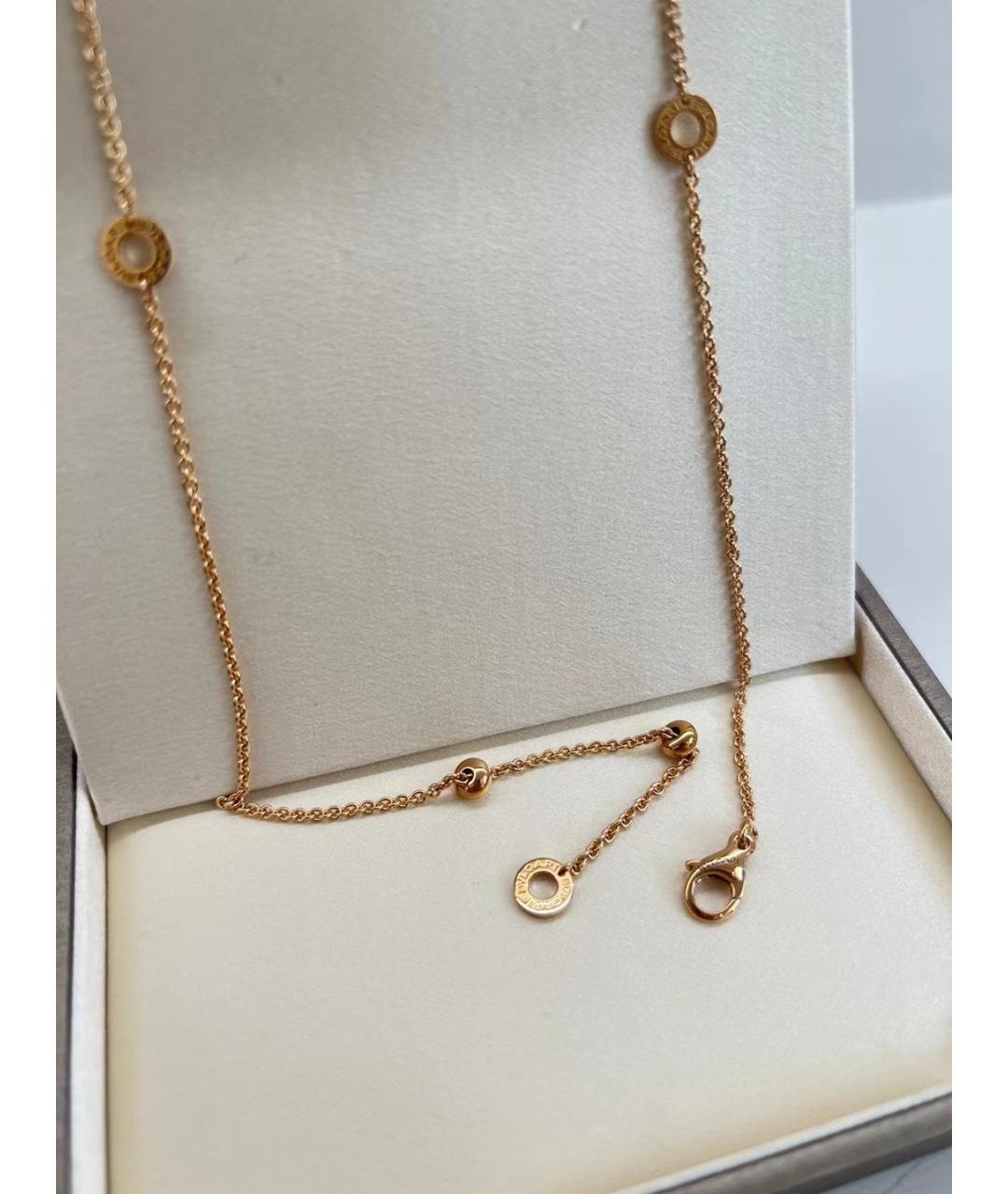 BVLGARI Золотое колье из розового золота, фото 3