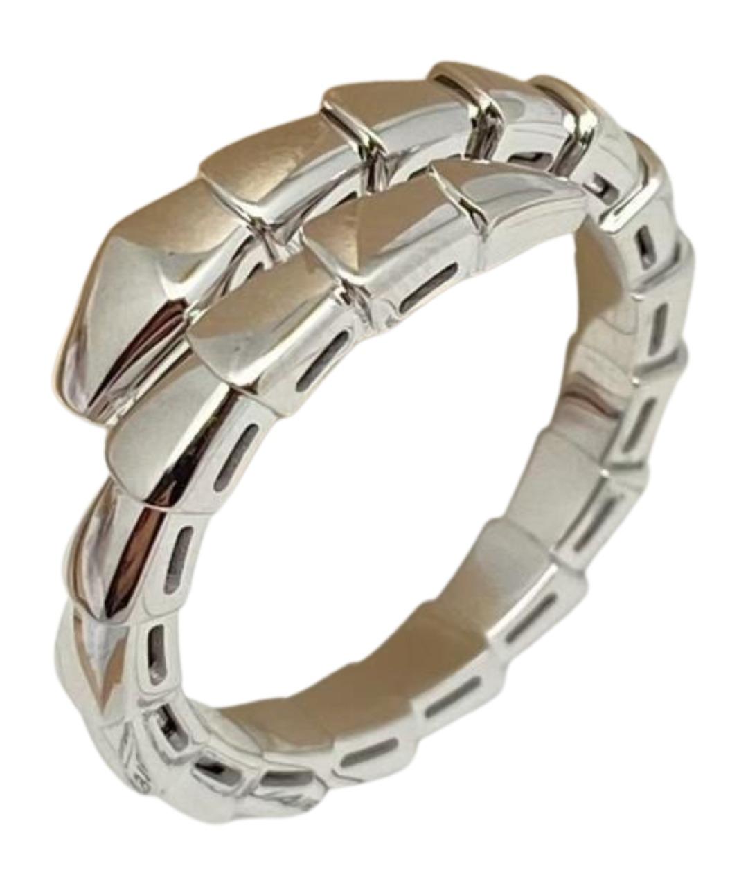 BVLGARI Серебряное кольцо из белого золота, фото 1