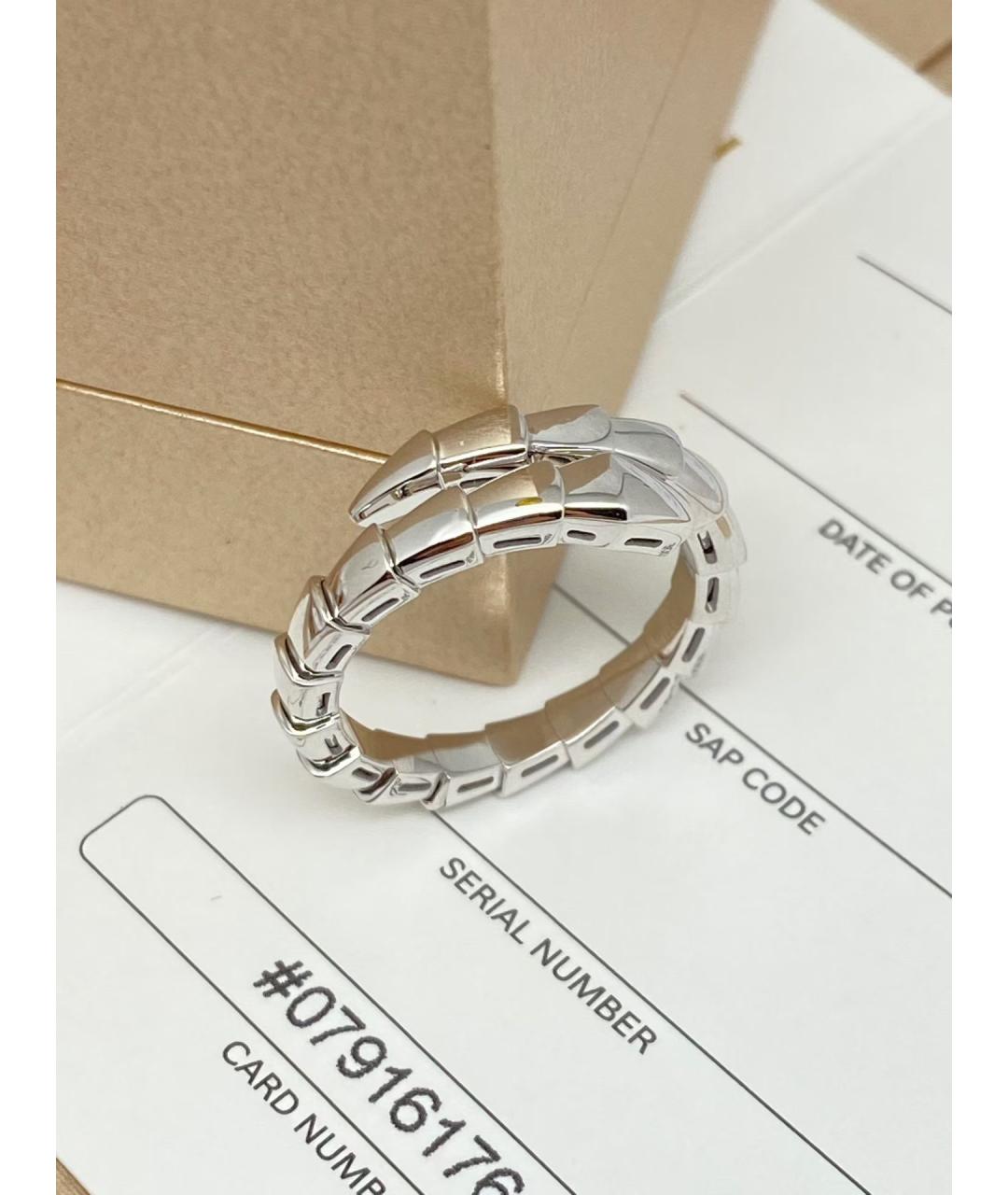 BVLGARI Серебряное кольцо из белого золота, фото 2