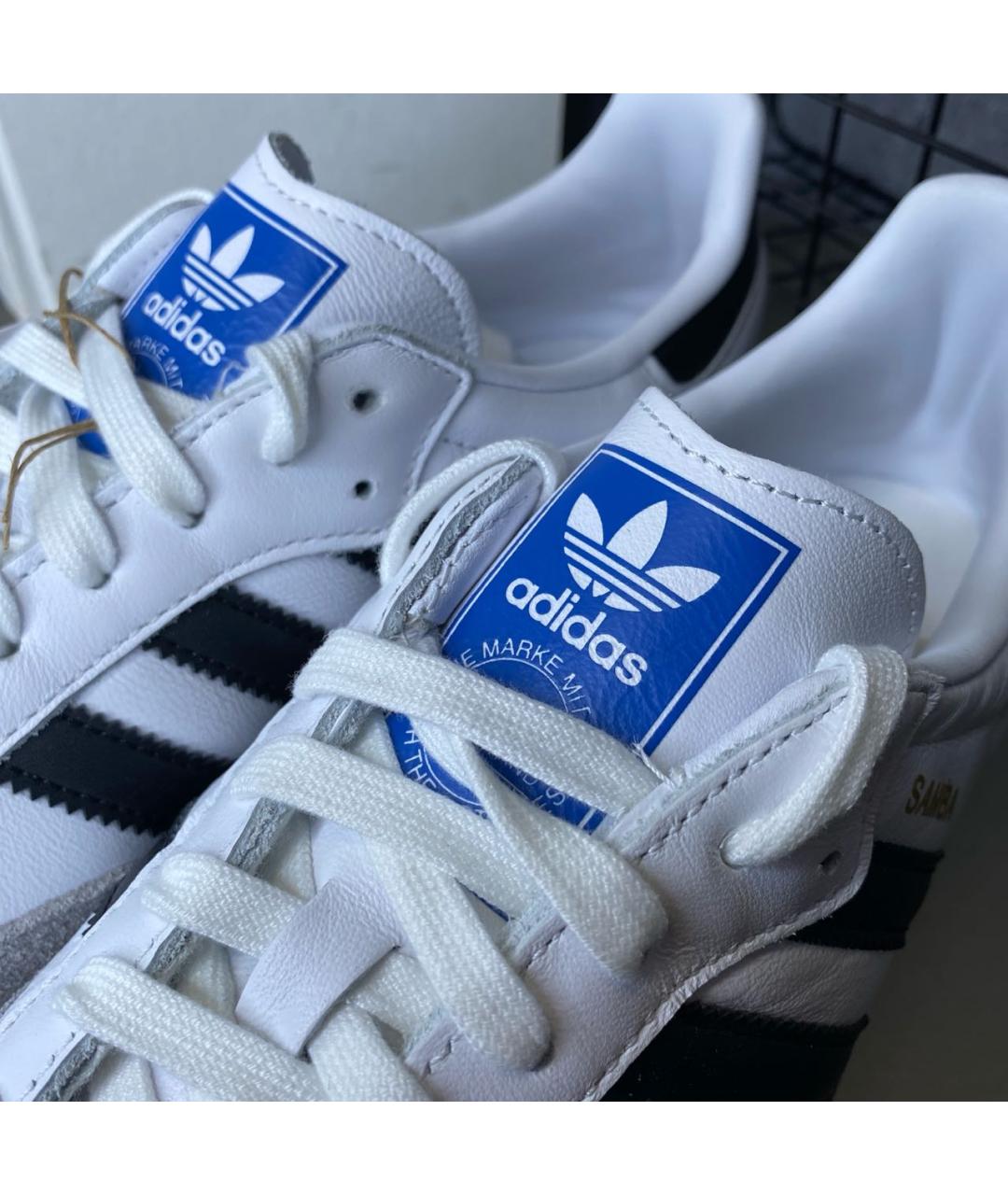 ADIDAS Белые кроссовки из искусственной кожи, фото 5