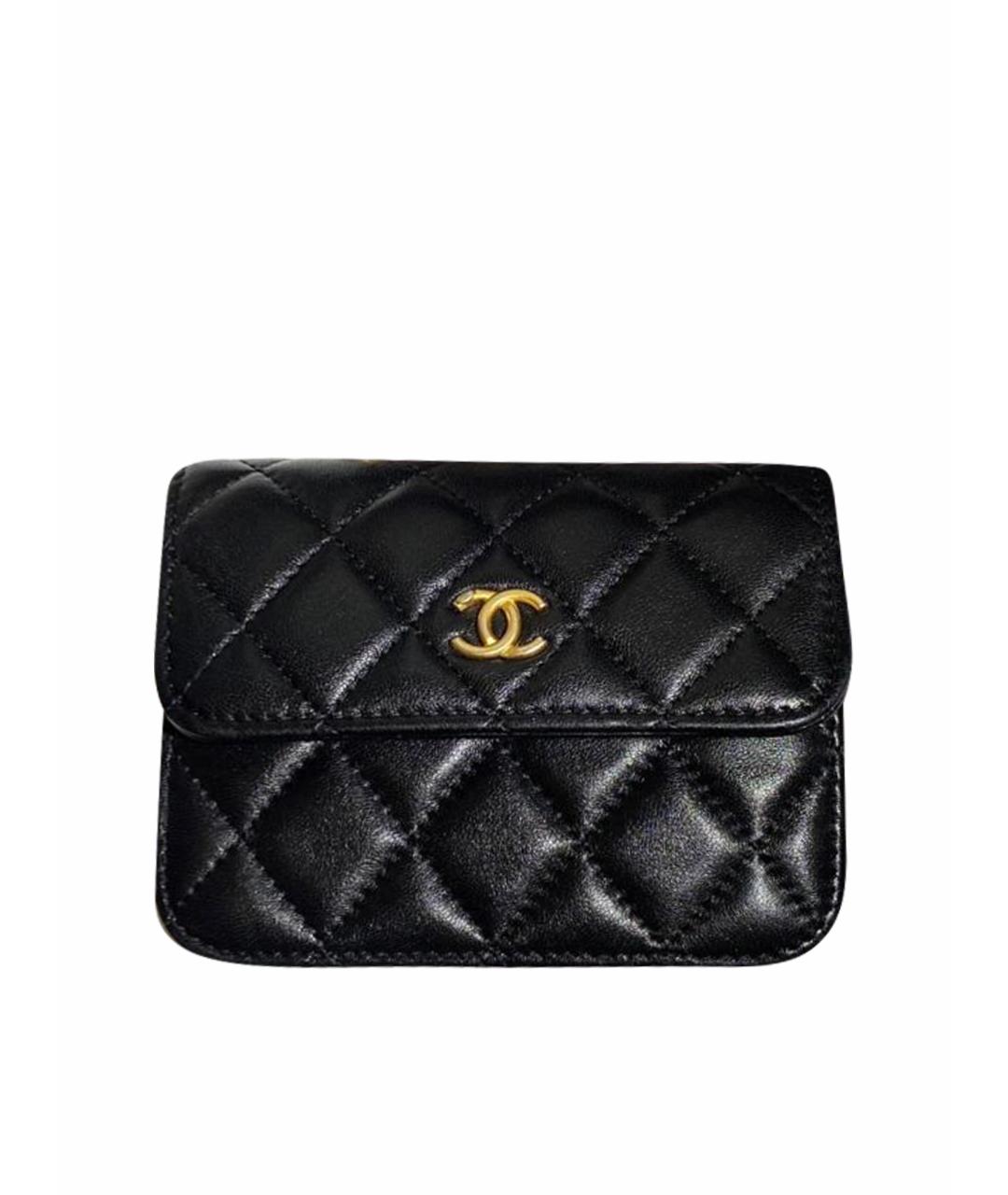 CHANEL Черная кожаная сумка через плечо, фото 1