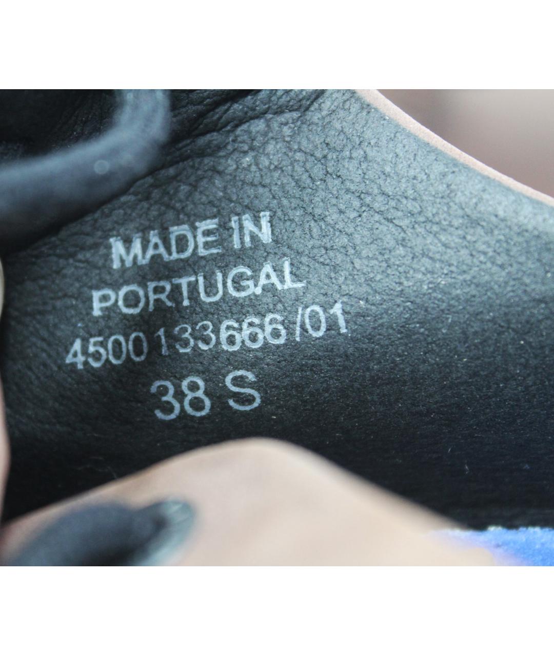 BIRKENSTOCK Коричневые нубуковые брогги и оксфорды, фото 8