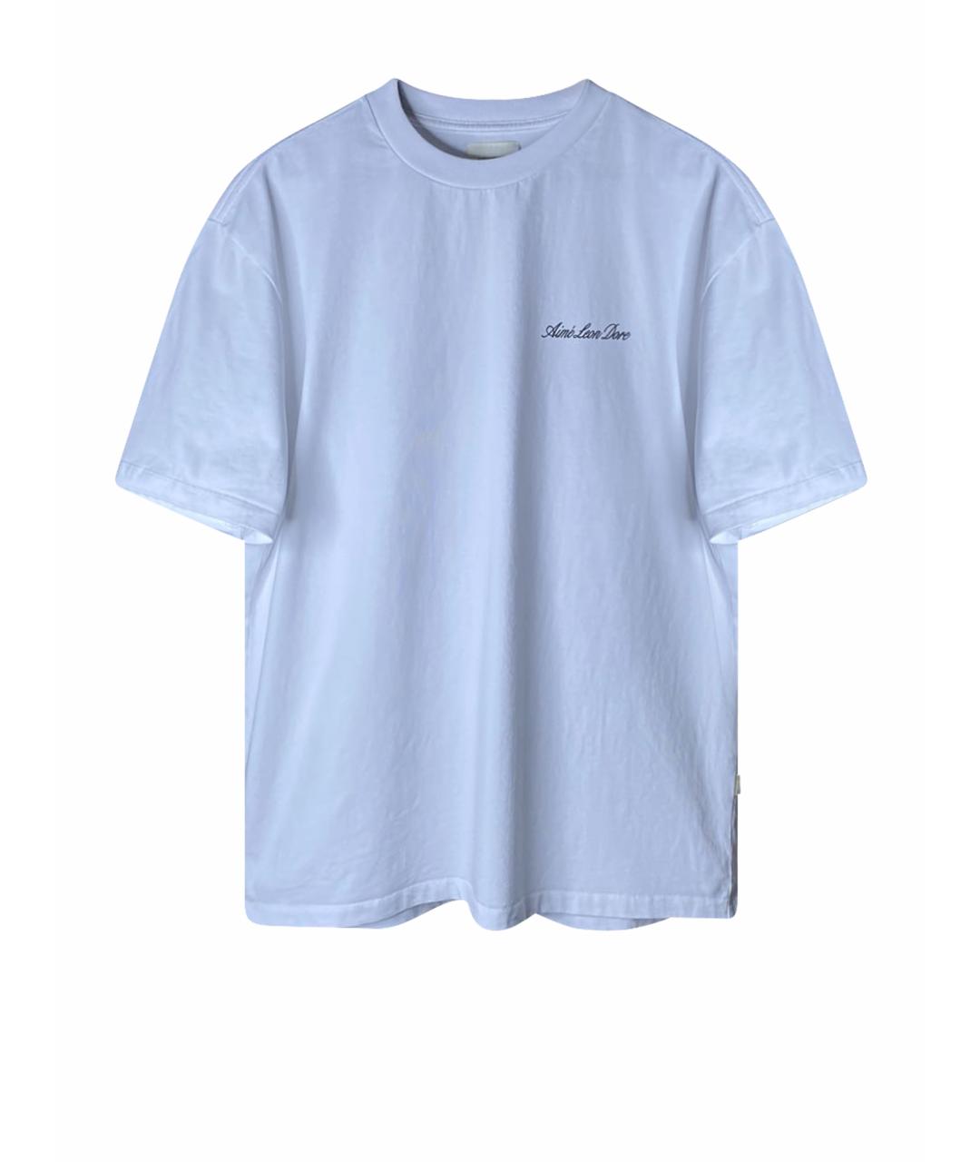 Aimé Leon Dore Белая хлопковая футболка, фото 1