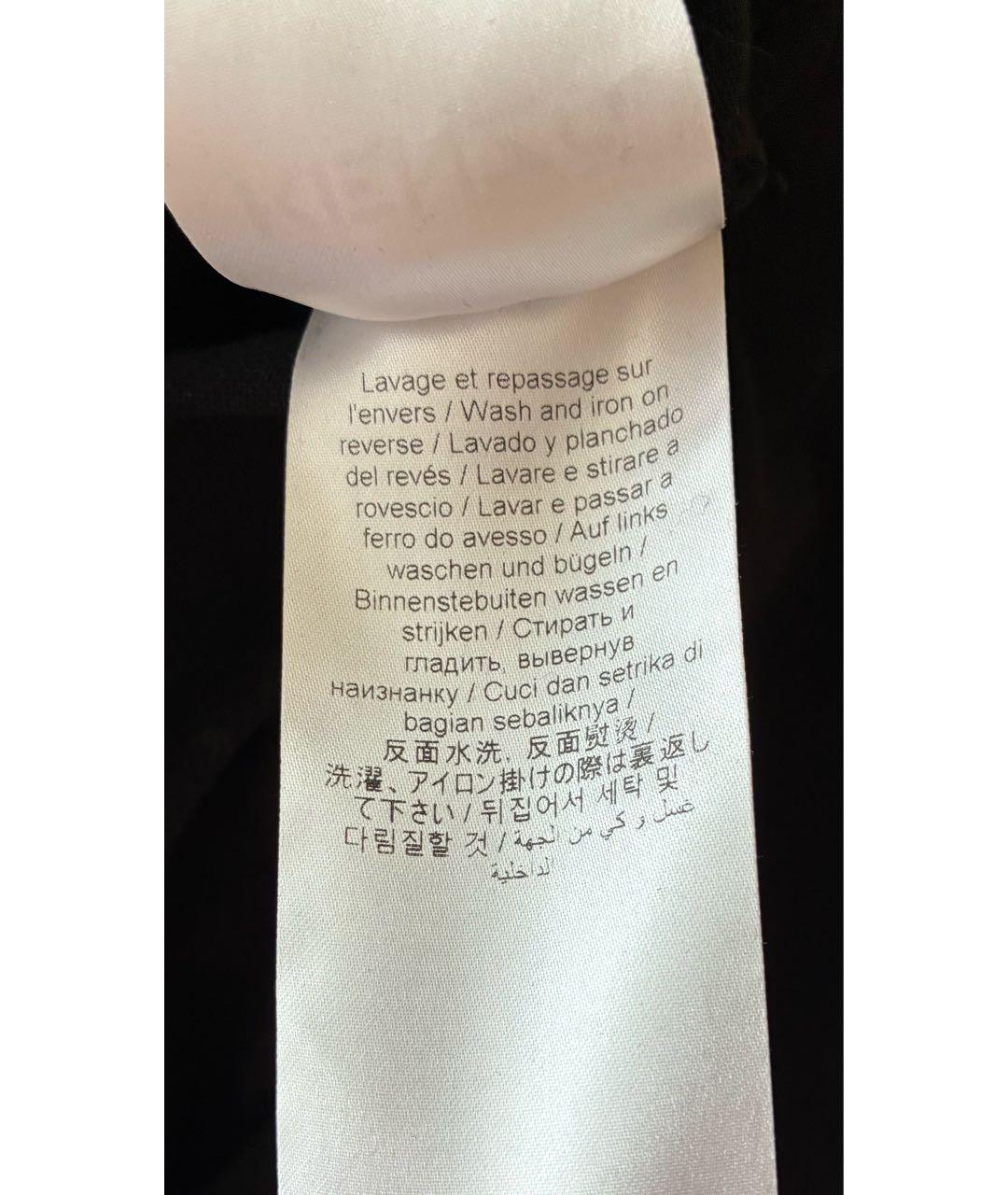 KENZO Черная хлопковая футболка, фото 6