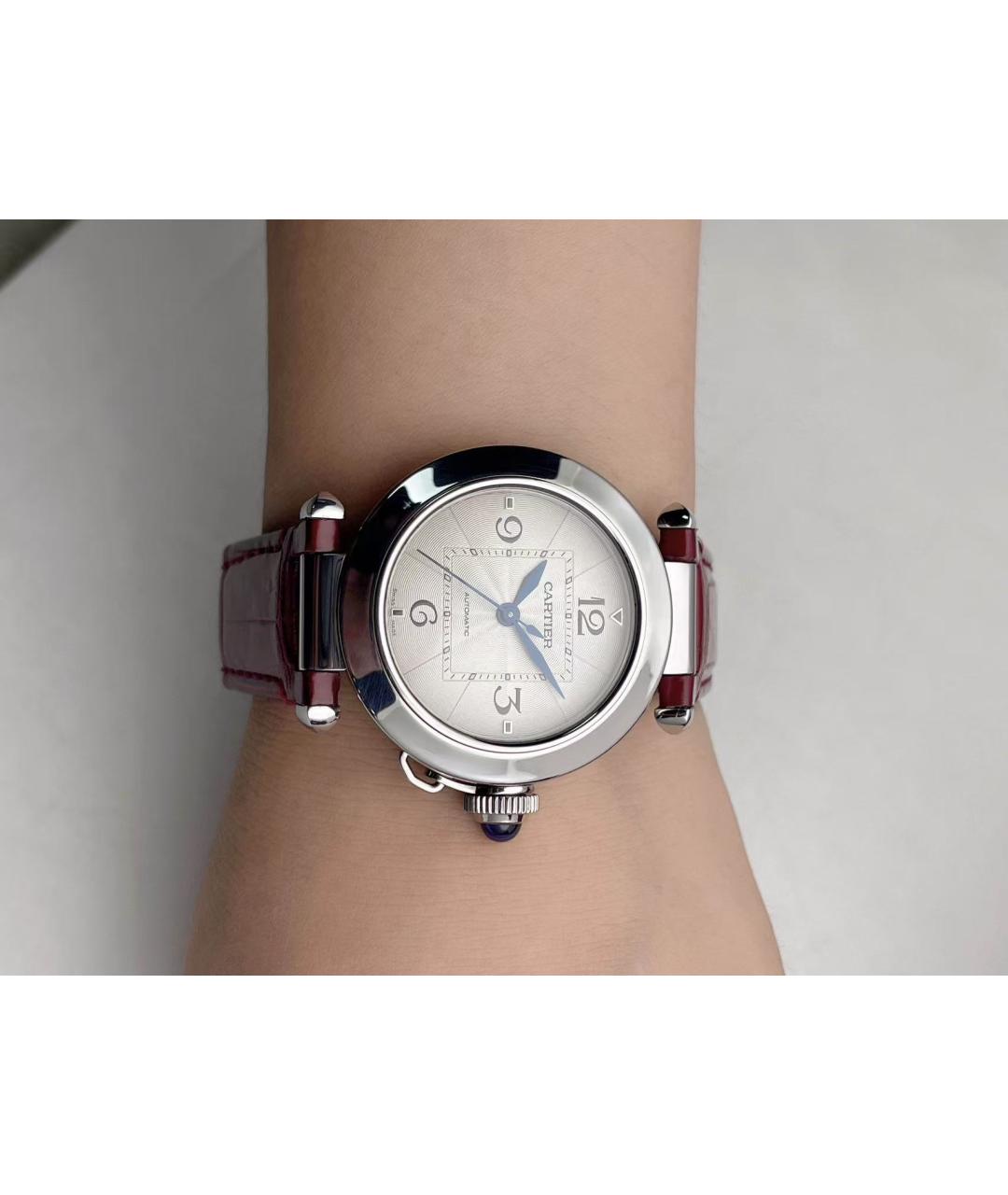 CARTIER Серебряные часы, фото 4