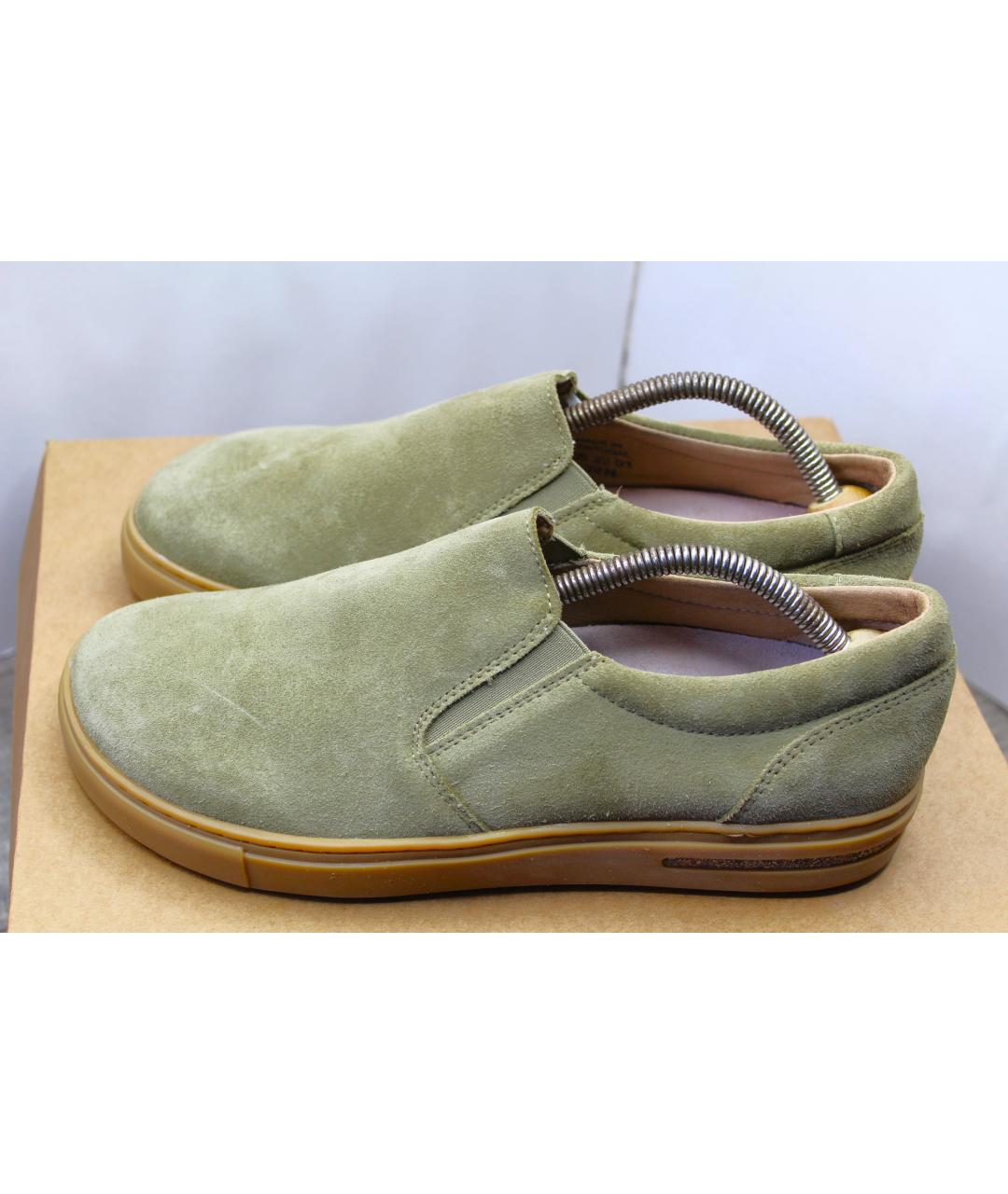 BIRKENSTOCK Зеленые замшевые лоферы, фото 8