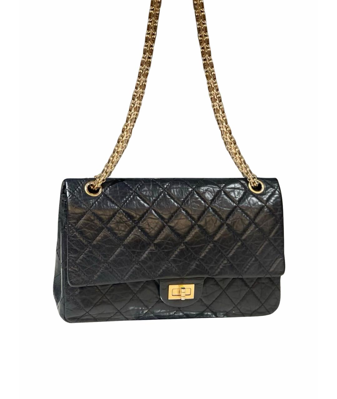 CHANEL Черная кожаная сумка через плечо, фото 1