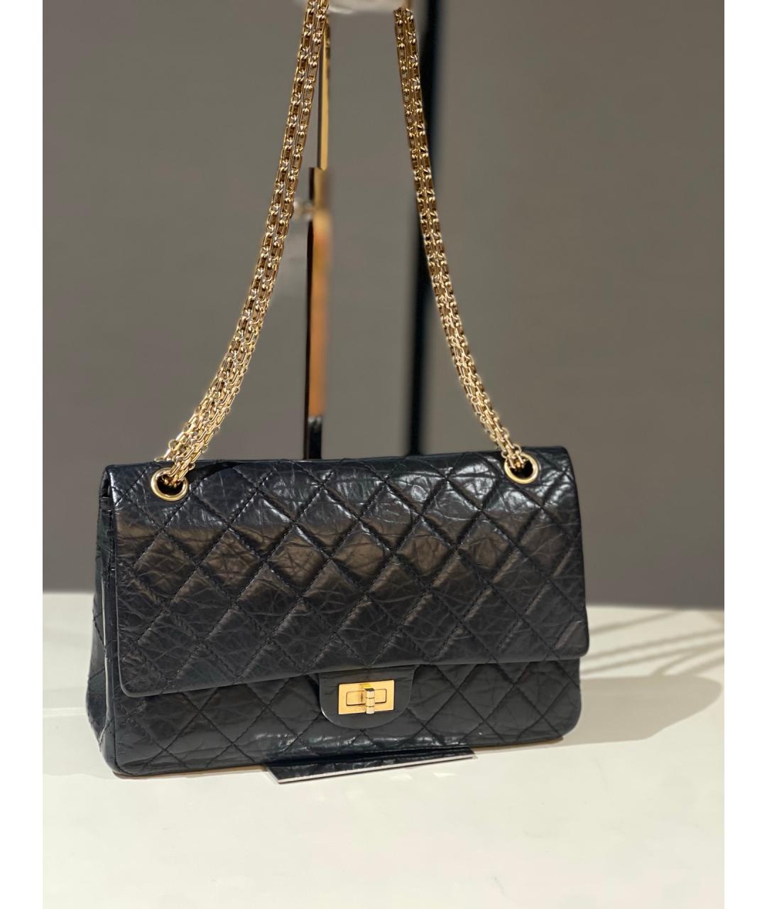 CHANEL Черная кожаная сумка через плечо, фото 7