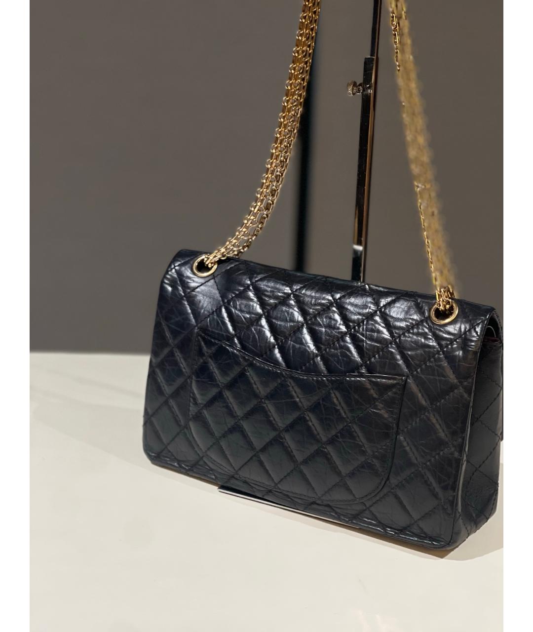 CHANEL Черная кожаная сумка через плечо, фото 3