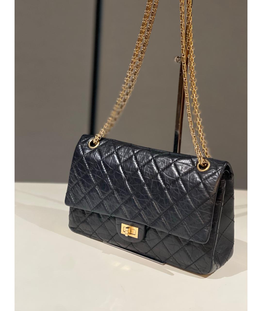 CHANEL Черная кожаная сумка через плечо, фото 2