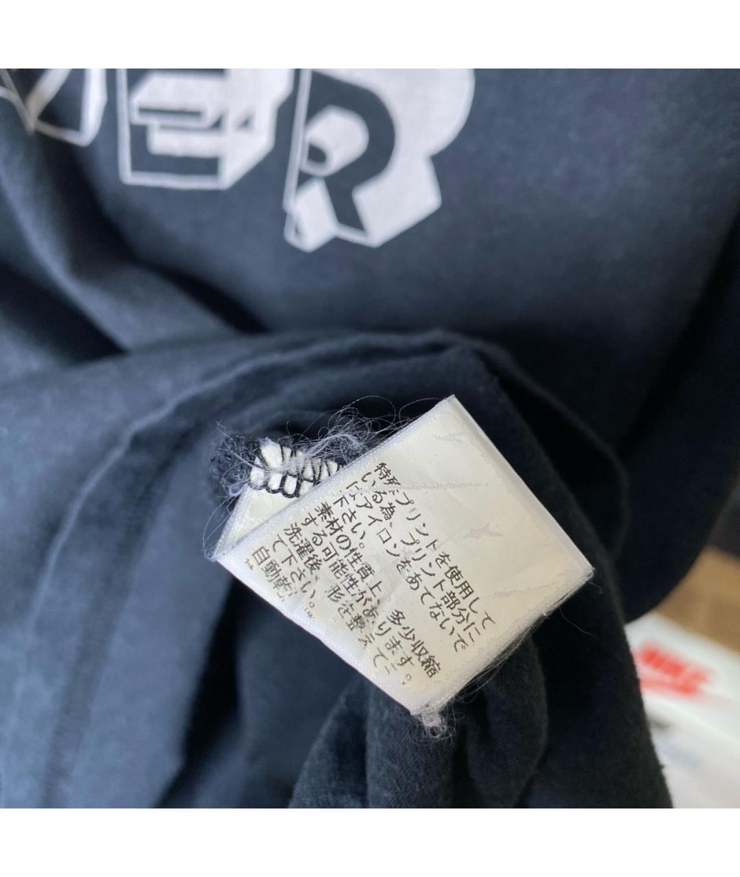 UNDERCOVER Черная хлопковая футболка, фото 8