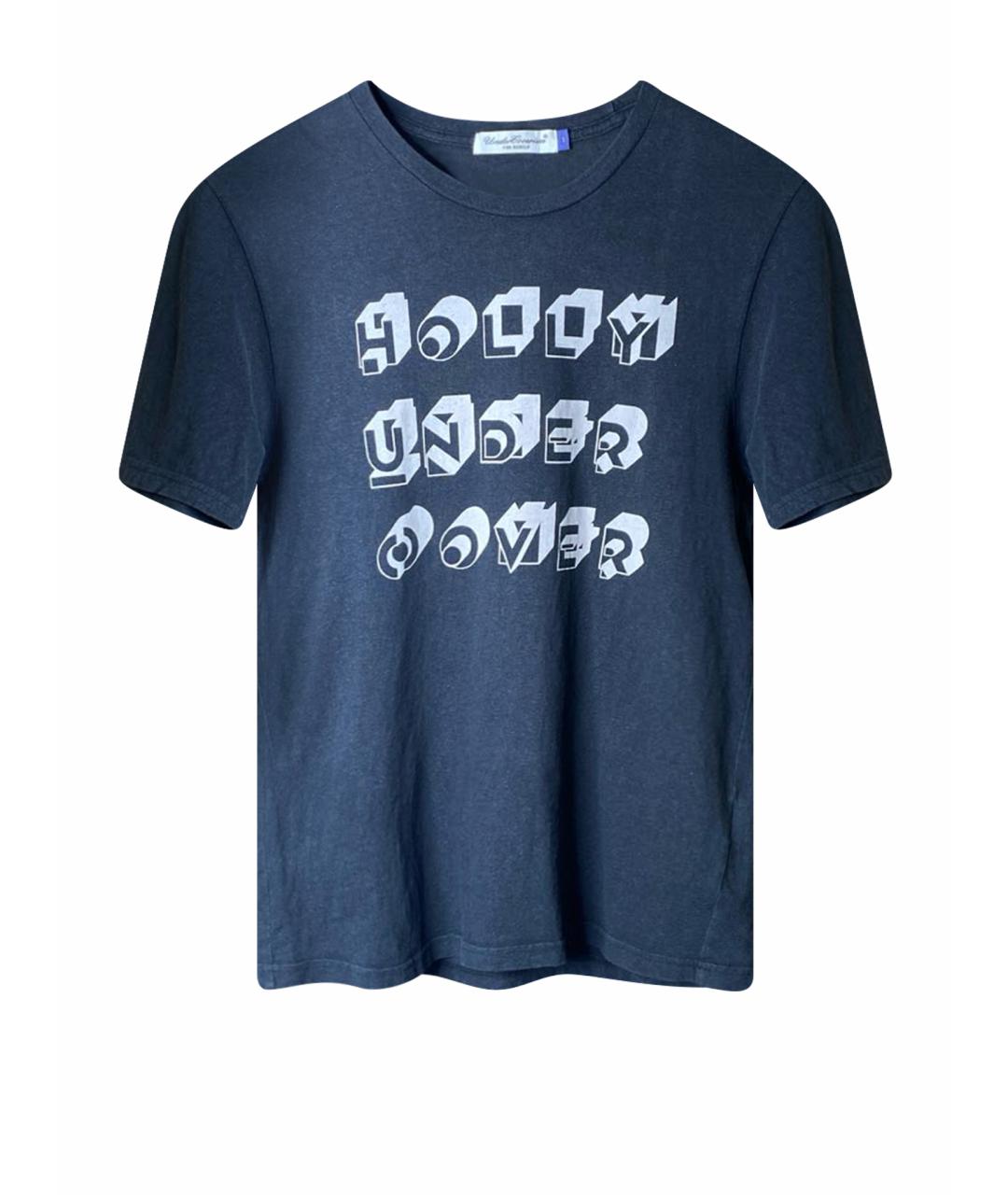 UNDERCOVER Черная хлопковая футболка, фото 1