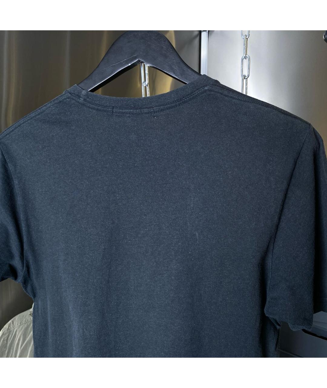 UNDERCOVER Черная хлопковая футболка, фото 3