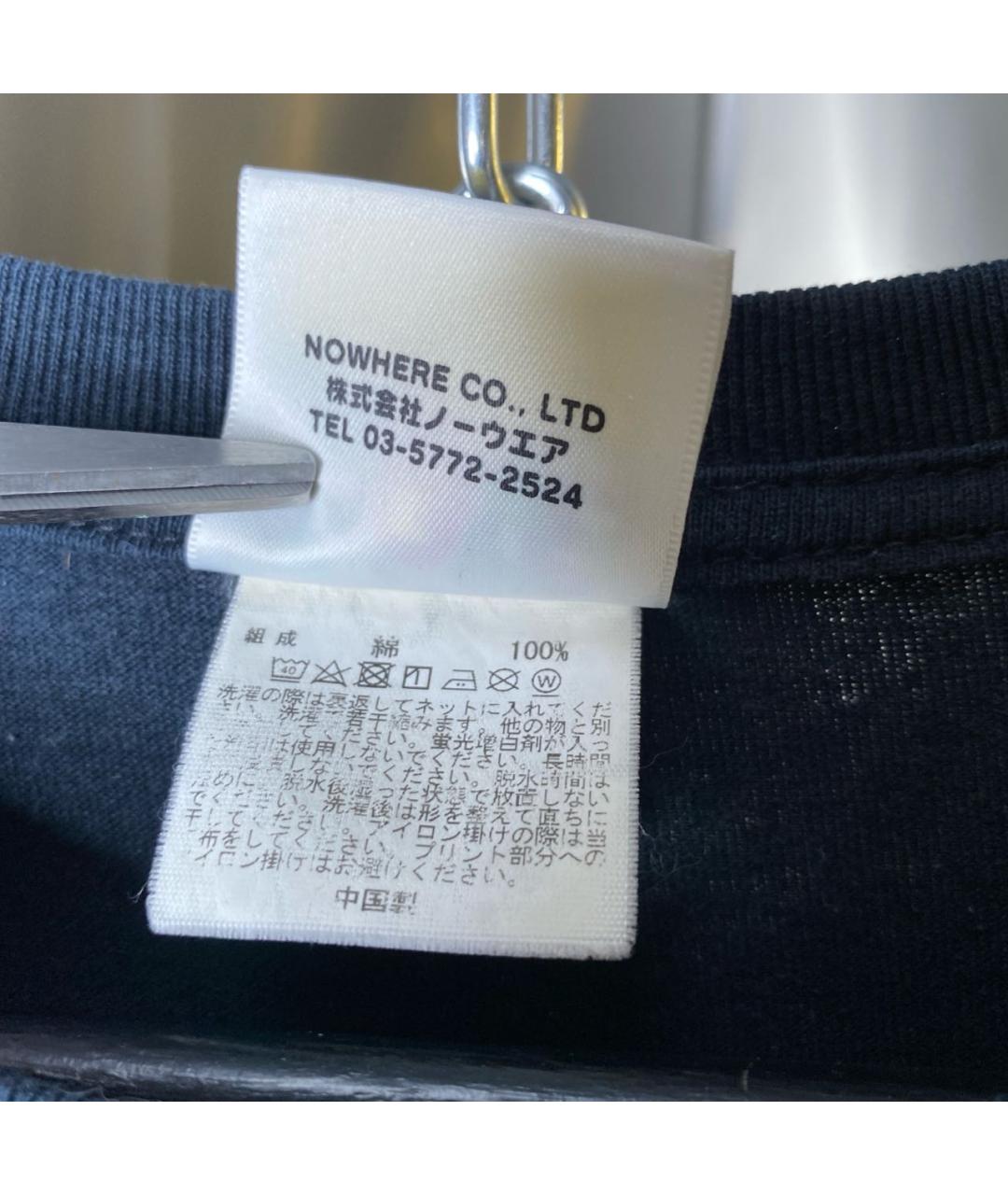 A BATHING APE Черная хлопковая футболка, фото 8