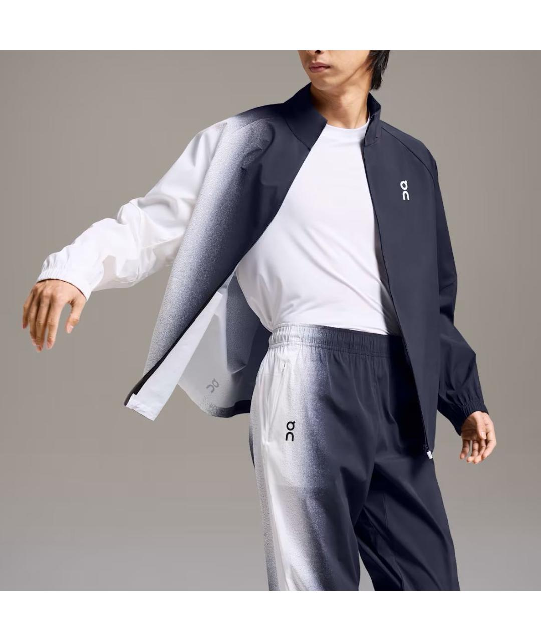 ON Темно-синяя полиамидовая спортивная куртка, фото 3