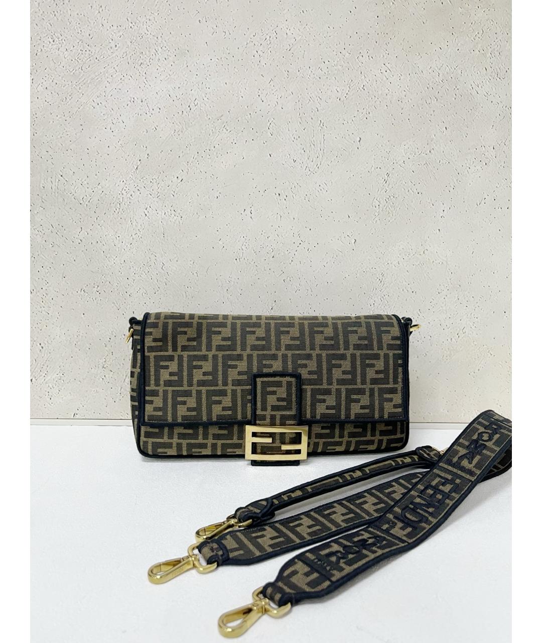 FENDI Черная сумка через плечо, фото 7