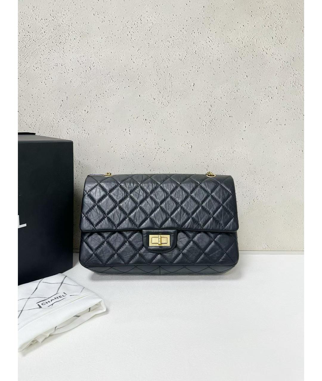CHANEL Черная кожаная сумка через плечо, фото 7