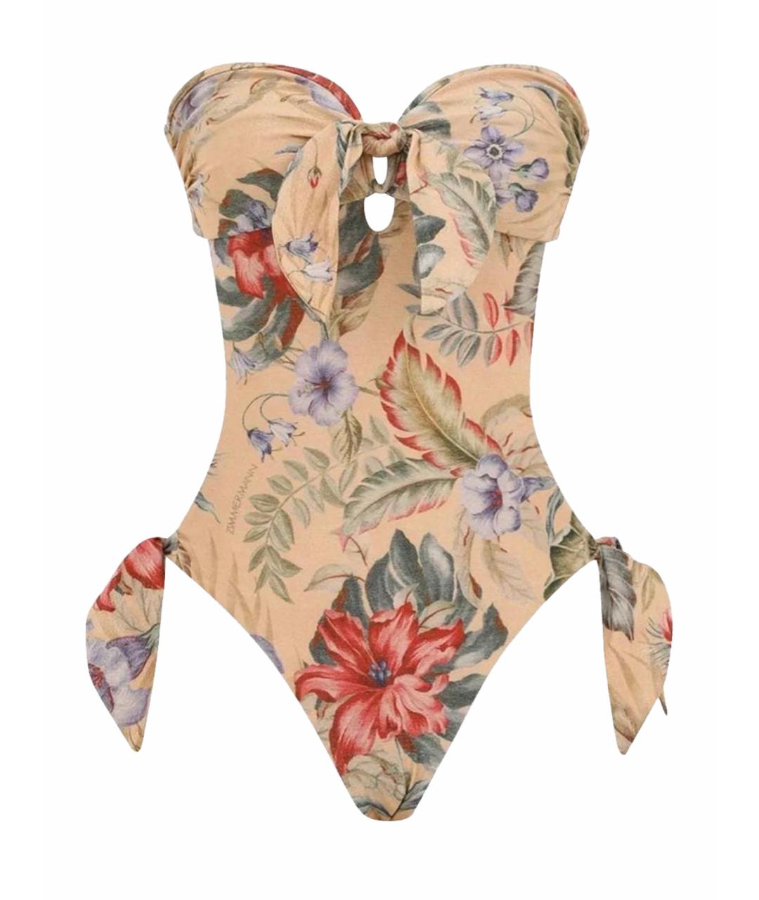 ZIMMERMANN Бежевый купальник, фото 1