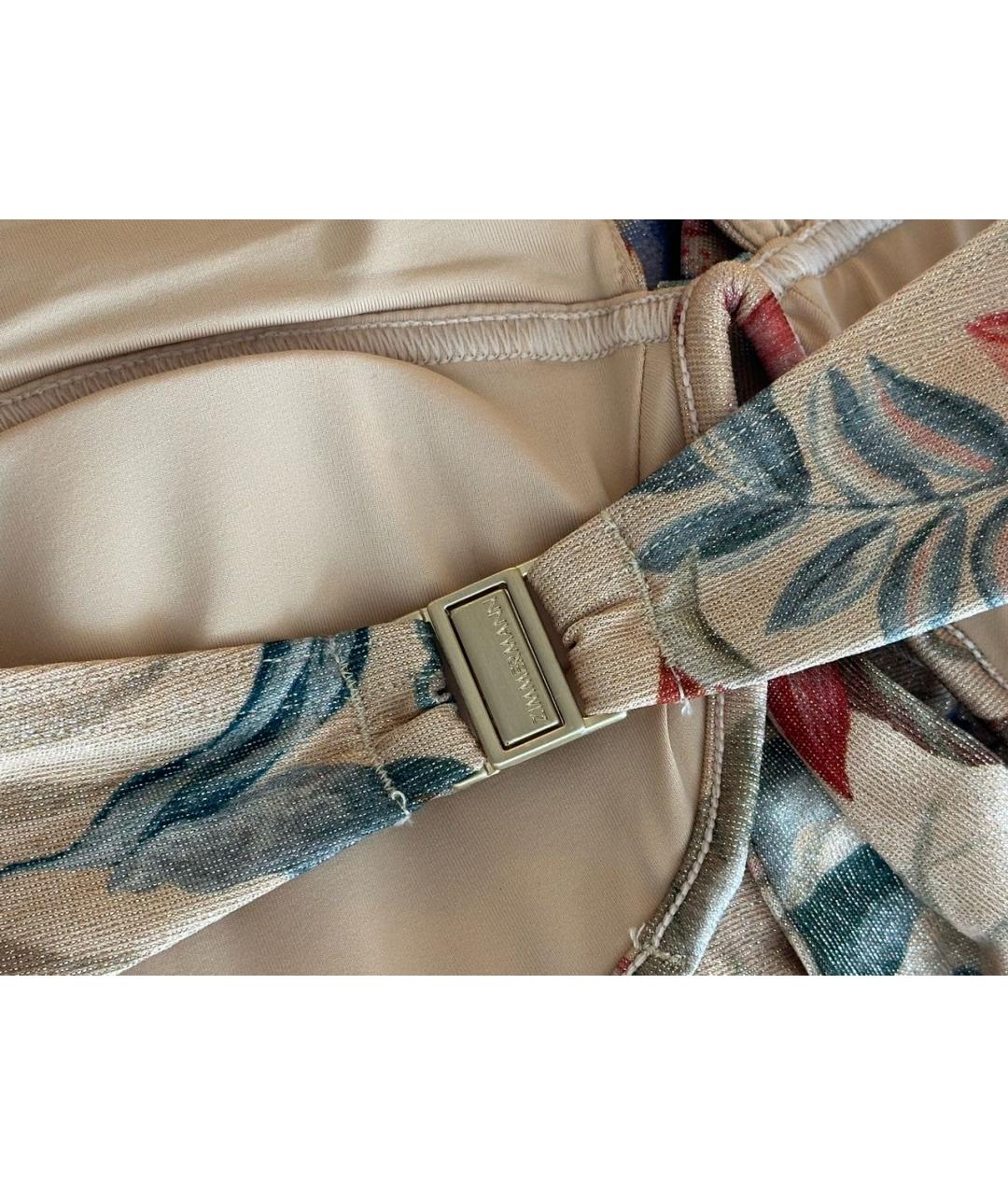 ZIMMERMANN Бежевый купальник, фото 4