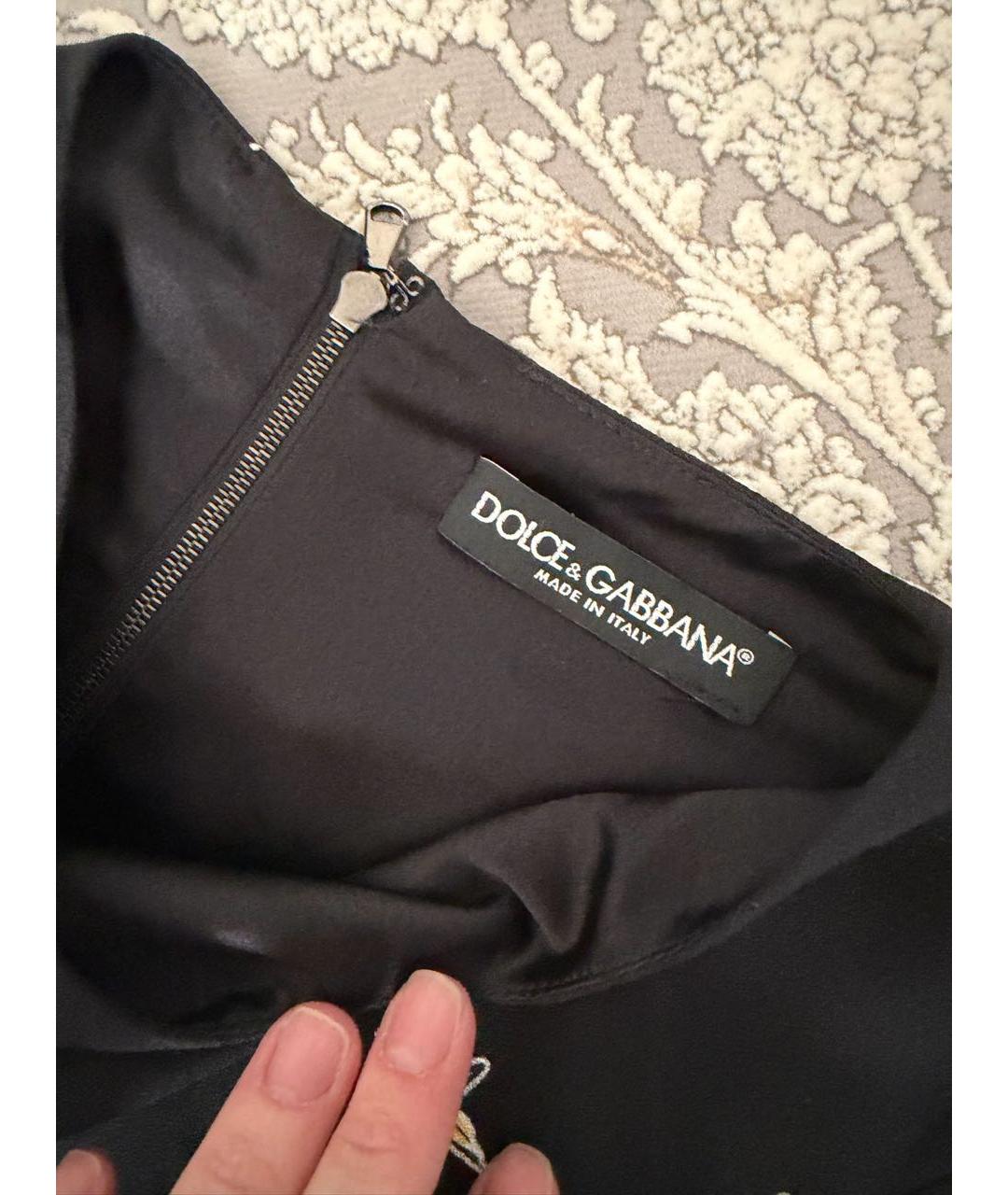 DOLCE&GABBANA Мульти повседневное платье, фото 2