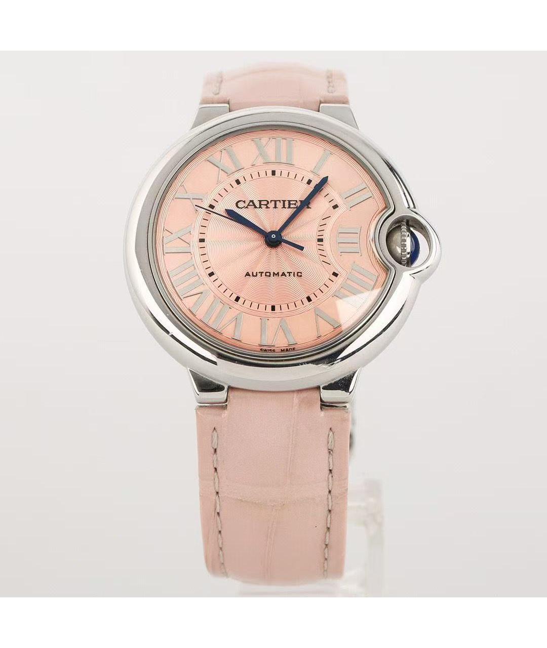 CARTIER Розовые часы, фото 2