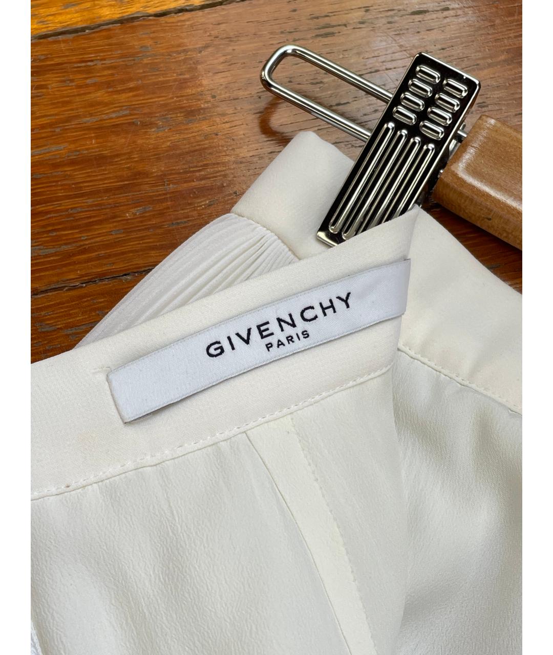 GIVENCHY Белая полиэстеровая юбка миди, фото 3